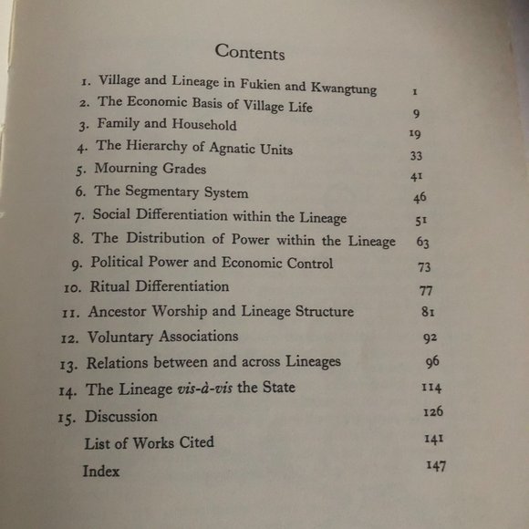 ⭐️BOGO Free⭐️ Lineage Organization in Southeastern China Paperback - Picture 13 of 16